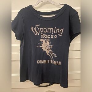 Brandy Melville navy rodeo top